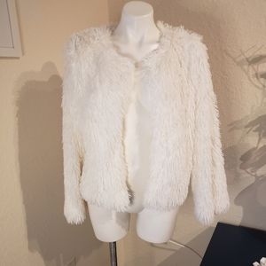 White Furry (Youth) Jacket